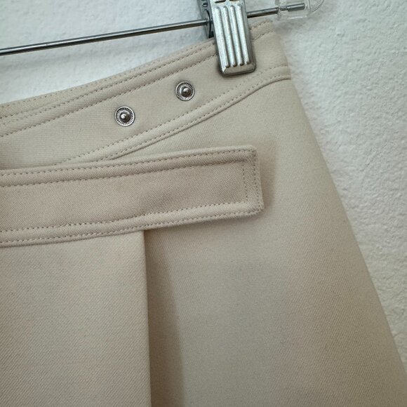 Theory Snap Mini Skirt With Wrap Detail | Size 8 - Picture 3 of 5